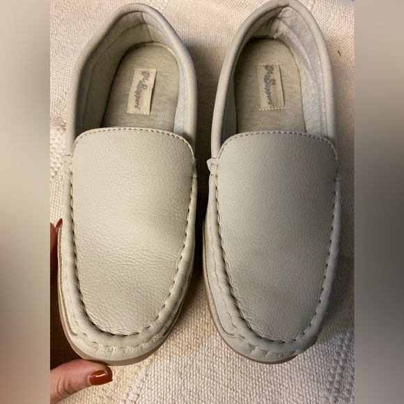 MySlippers Cream size 9 leather - Picture 1 of 12